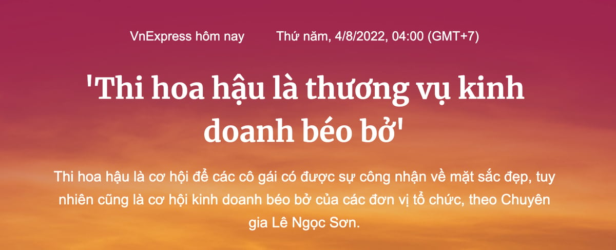 Không có lợi ma nó làm.