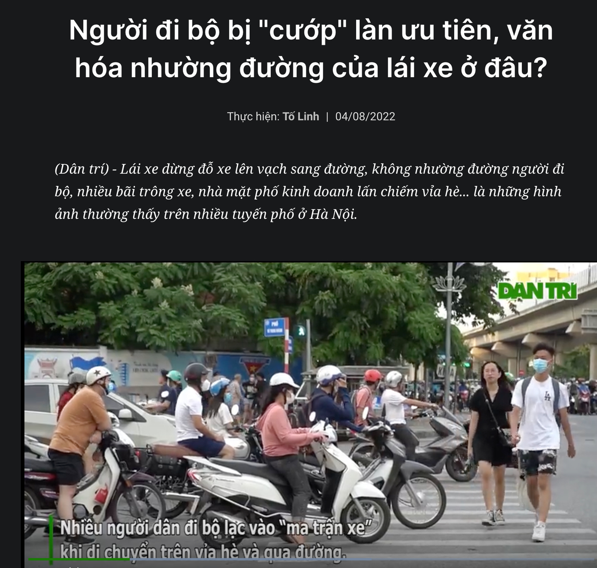 Về cơ bản, người tham gia giao thông đã tiến bộ hơn nhiều so với  thời kỳ  săn bắn , hái lượm.