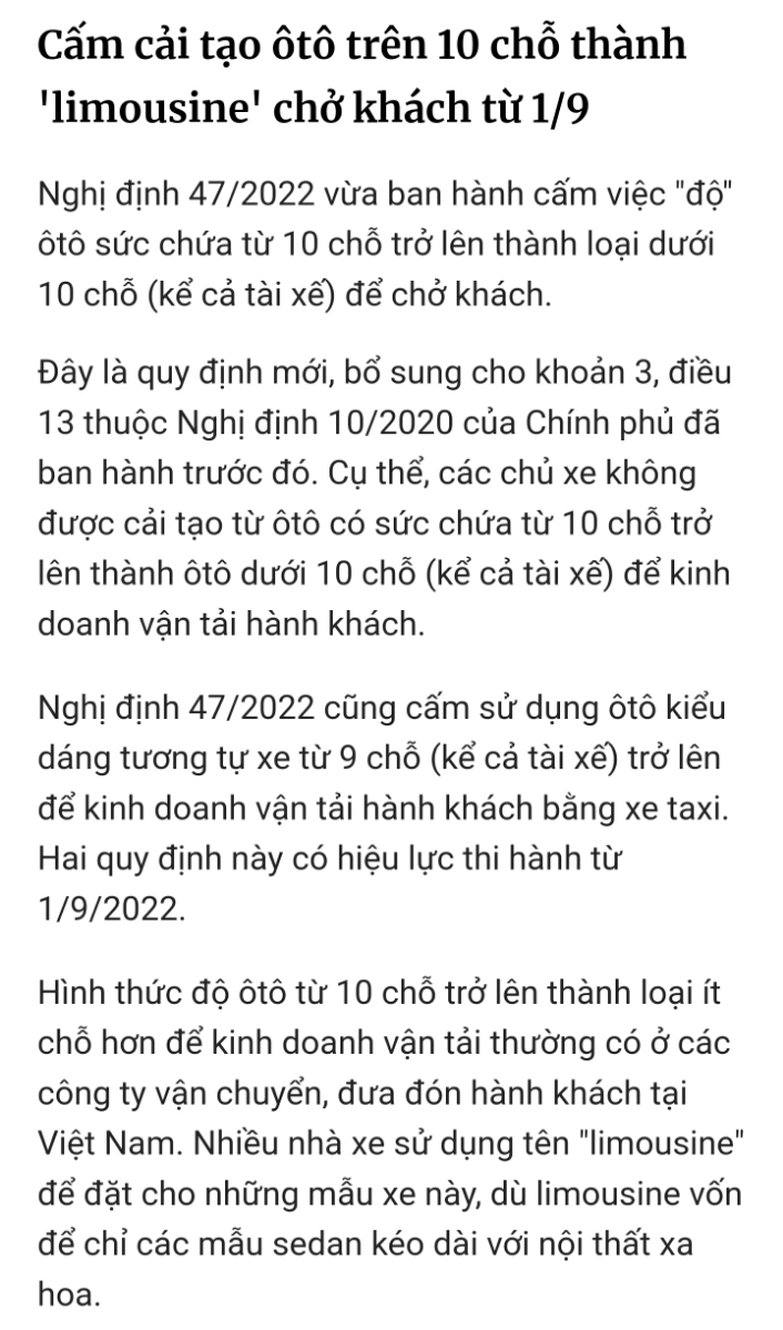 Lí do cấm là gì thì k nêu... ngta cải tạo để tốt hơn thì k cho.. 4.0 ko thích cứ thích rừng rú cơ .