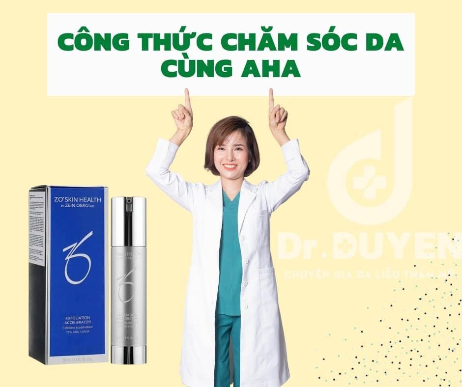 Gợi ý các công thức chăm sóc da cùng AHA