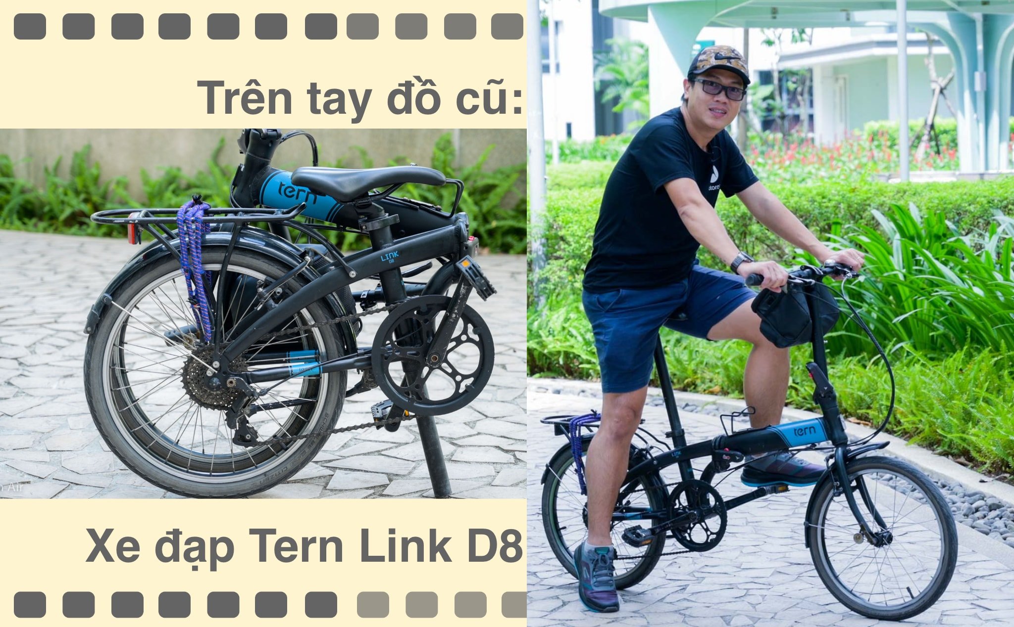 Trên tay đồ cũ: Xe đạp gấp Tern Link D8 mình đi hơn 10 năm