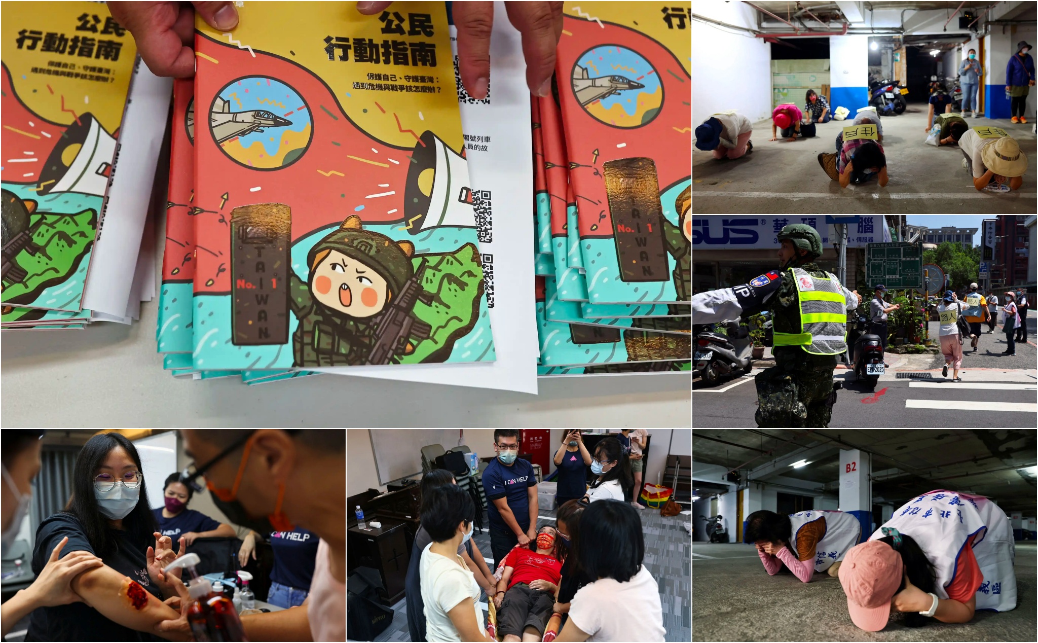 [Xem ảnh] Cuộc sống phòng bị và diễn tập chuẩn bị cho "các cuộc xung đột trong tương lai" ở Đài Loan