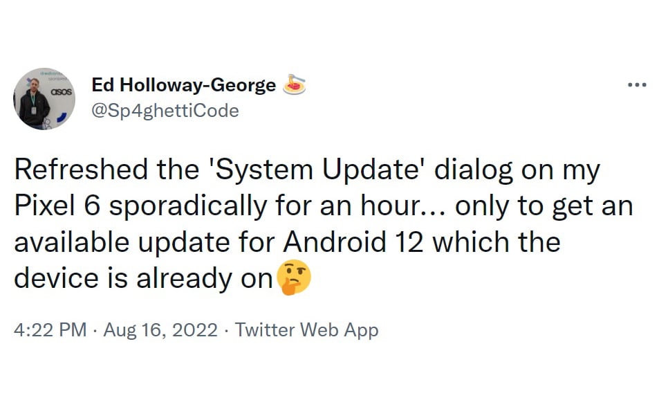 Thay vì Android 13, Google push “nhầm” Android 12 đến một số người dùng Pixel