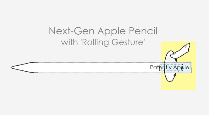 Apple pencil mới sẽ có thêm thao tác "vuốt" và "xoay"