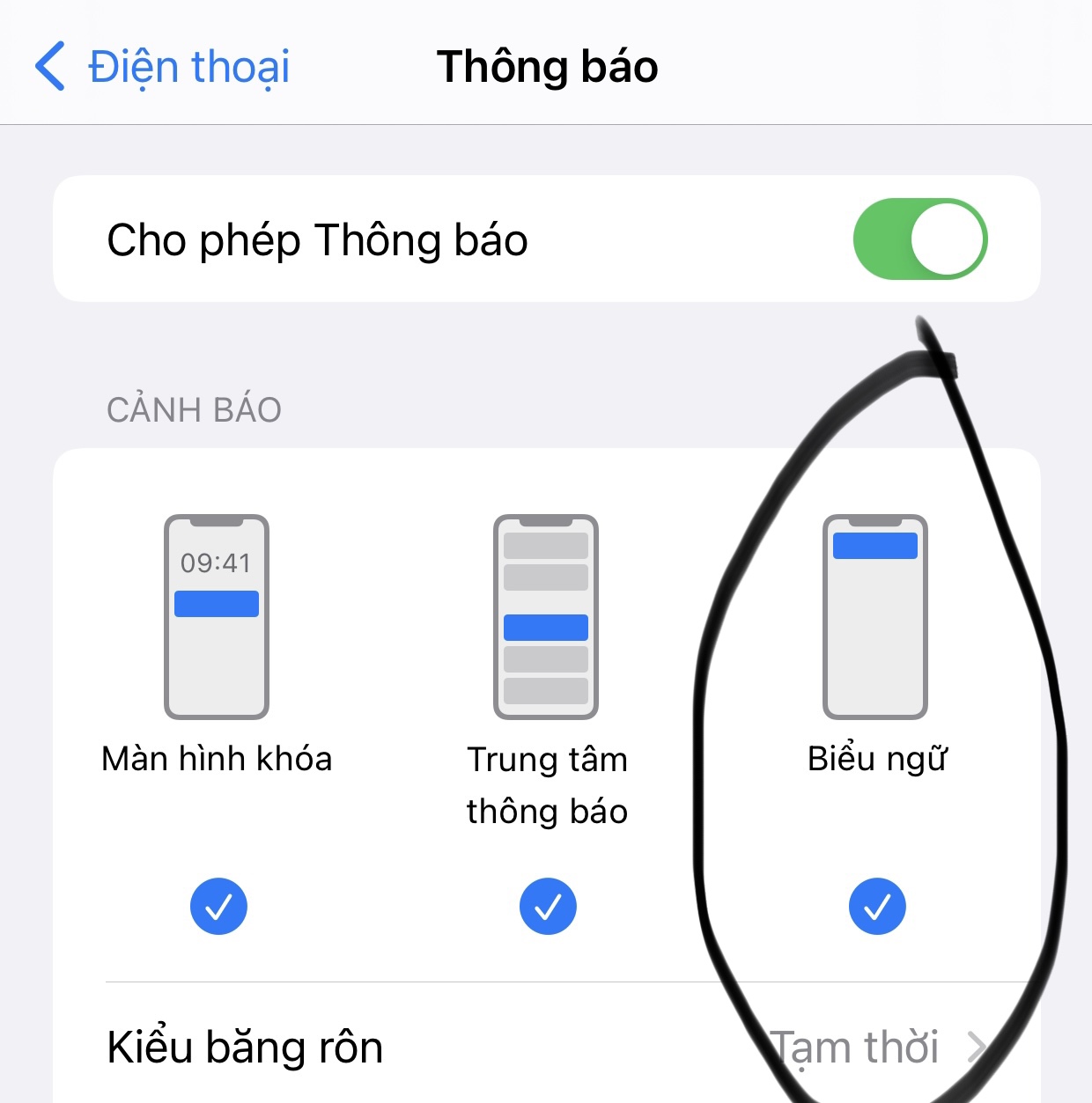 Cảnh báo biểu ngữ App Phone và Facetime ! Nhờ các bạn chỉ giáo !