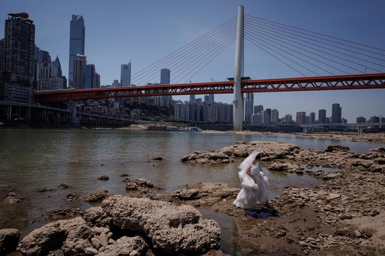 Hình ảnh: Trung Quốc thông báo đợt hạn hán đầu tiên trong năm 2022