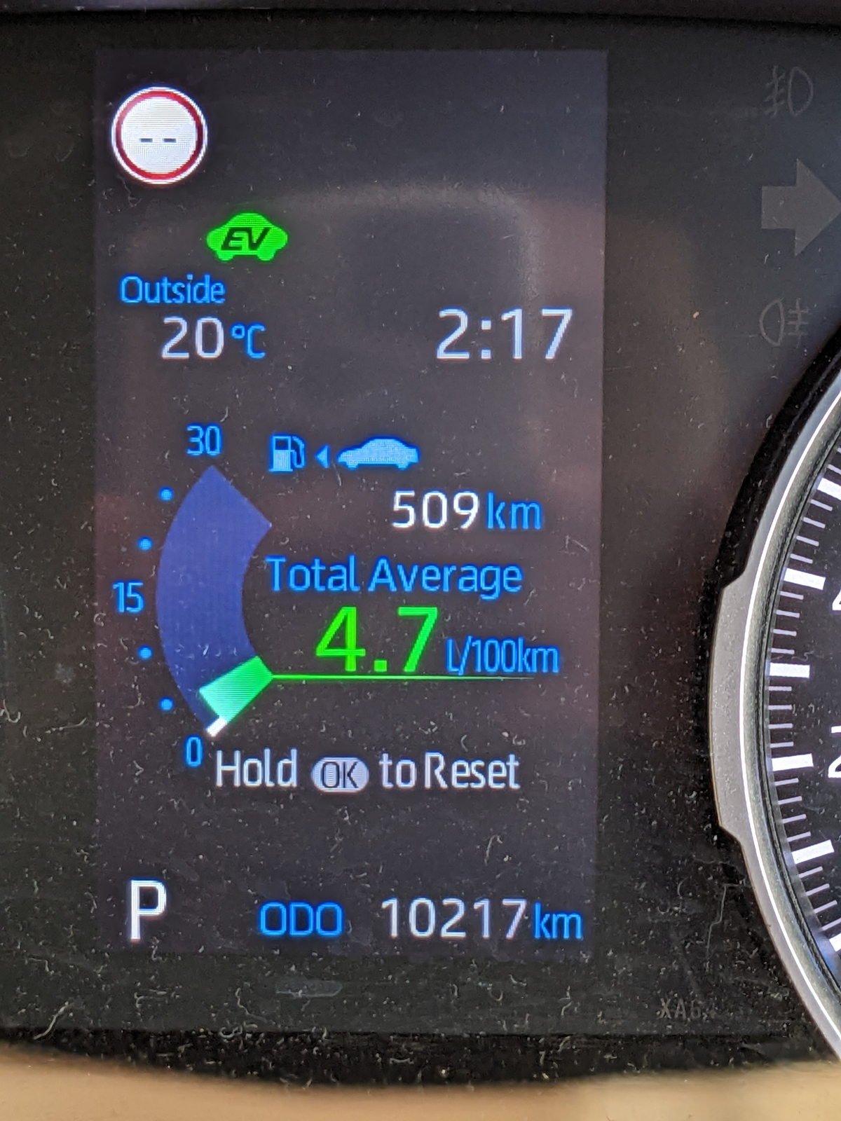 RAV4 Hybrid AWD chạy tốc độ trung bình 22km/h, quảng đường 6.1km hết 16 phút điều kiện đường đô...