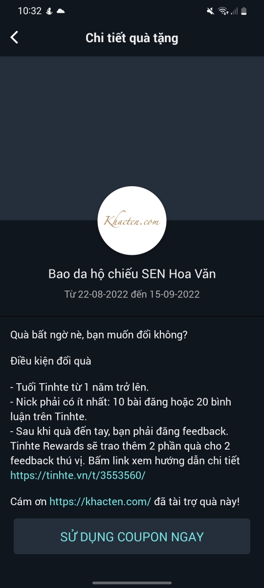 Hôm nay đổi điểm hốt quà