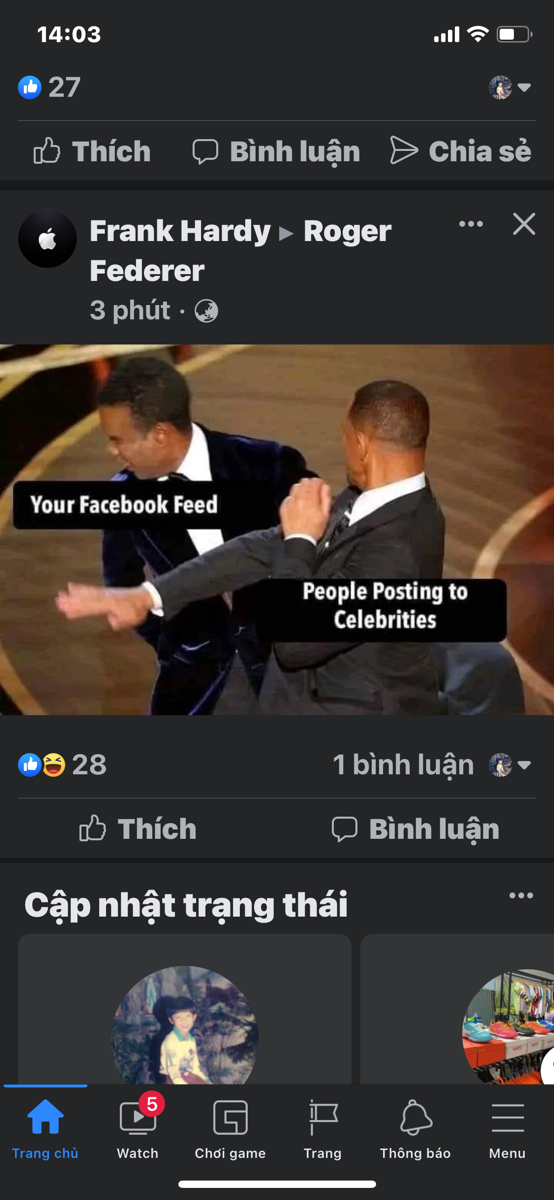 Facebook đang lỗi