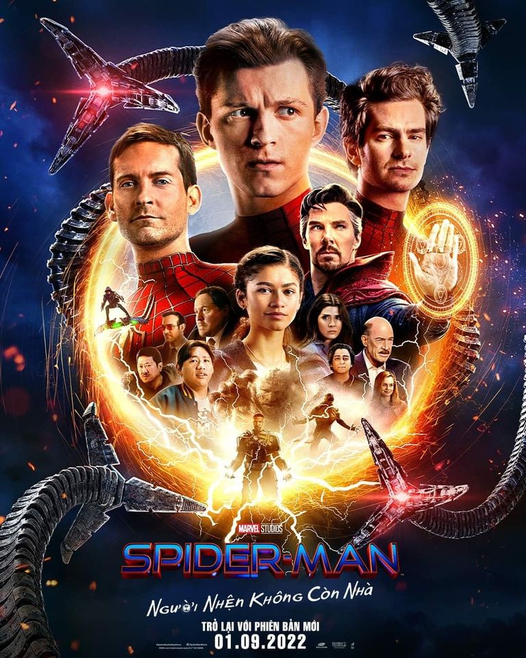 Poster mới thấy ớn từ Spider-Man: No Way Home phiên bản mở rộng.