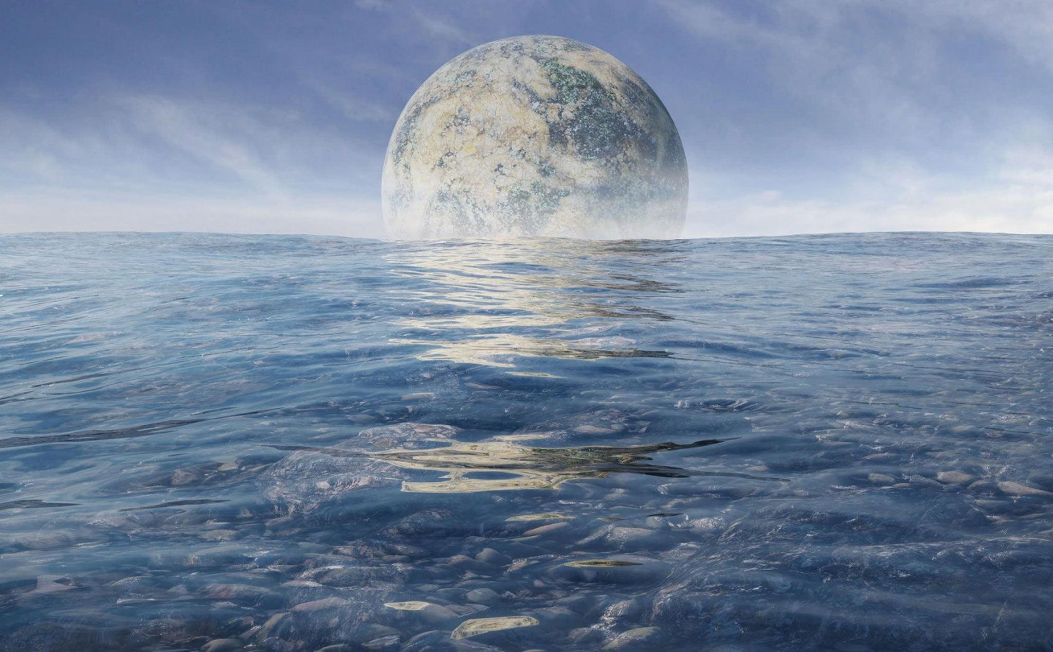 100 light years from Earth, scientists found a beautiful ocean world