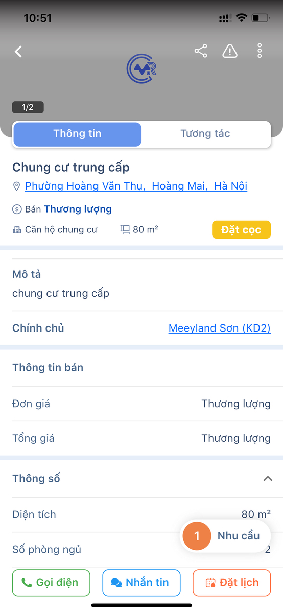 App quản lý nguồn hàng, khách hàng chuyên cho bất động sản khá tiện cho anh em môi giới, sàn bất...