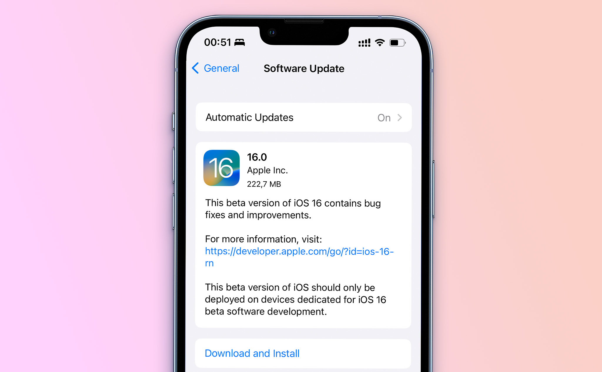 Có nên cập nhật lên iOS 16 Beta 8 hay không?
