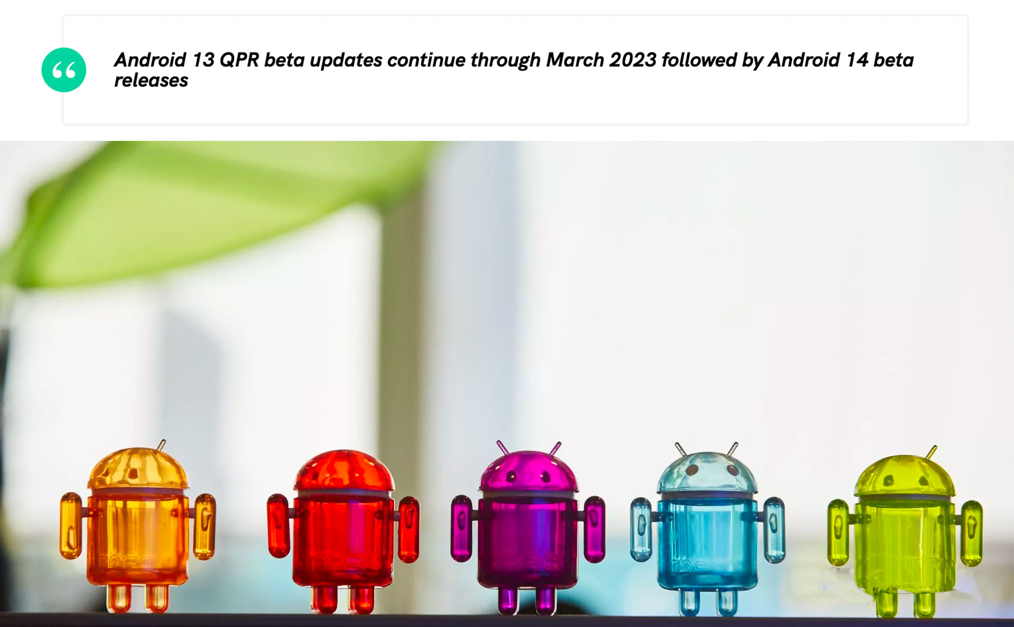 Phiên bản Android 14 beta đầu tiên sẽ được phát hành vào tháng 04/2023