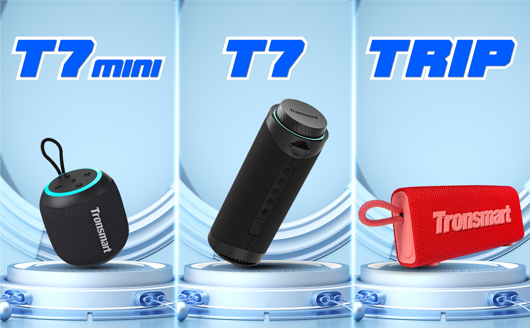 [QC] Tronsmart ra mắt sản phẩm T7, T7 mini và Trip - mới mẻ, trẻ trung và năng động