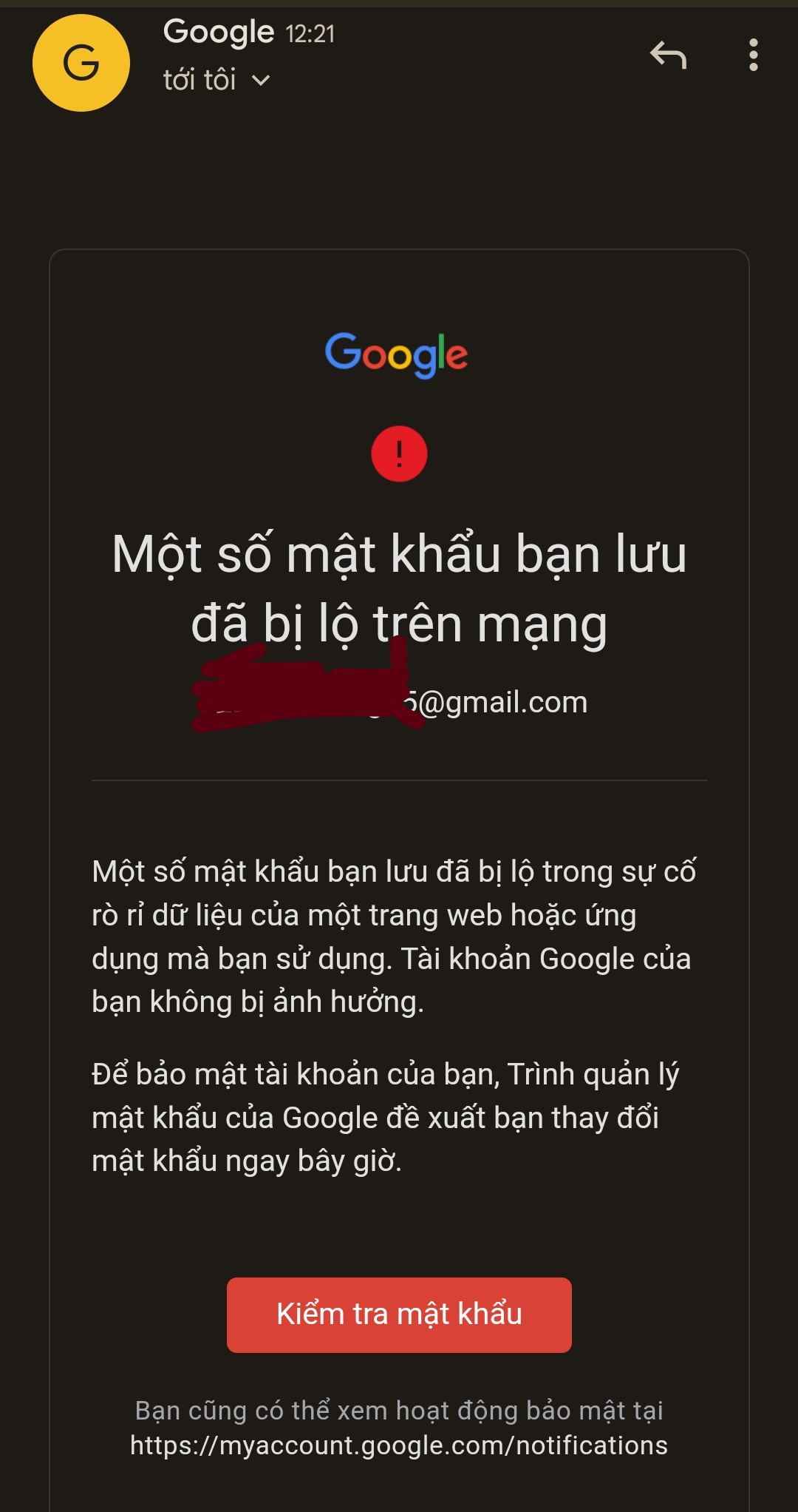 Google cũng bị lộ mật khẩu??