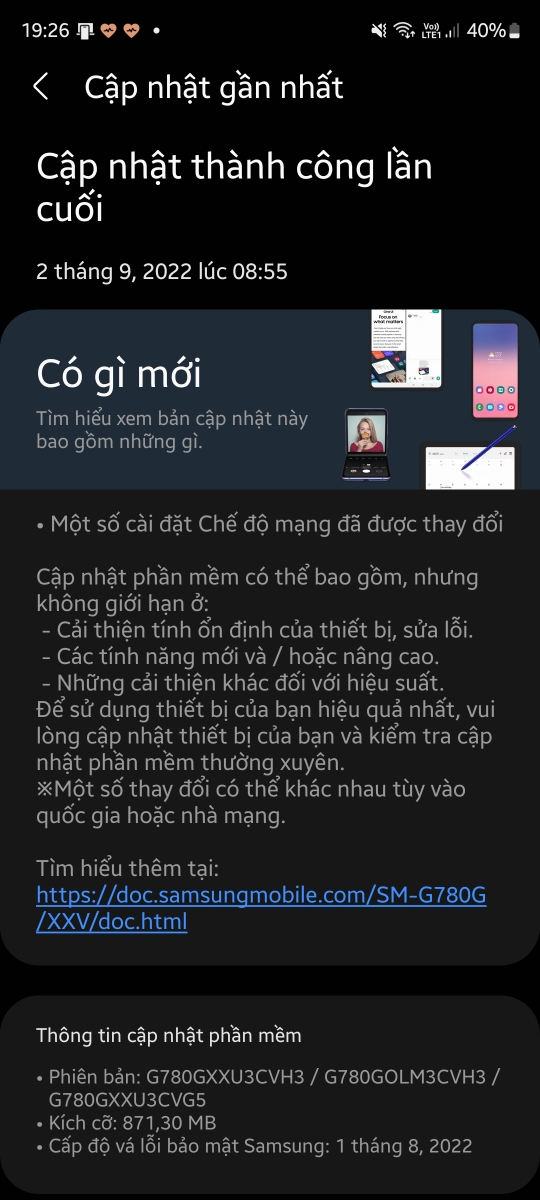 Tôi sử dụng S20FE. Sau khi nâng cấp lên phiên G780GXXU3CVH3. Máy tôi cắm sạc lên đến 39% sẽ không t