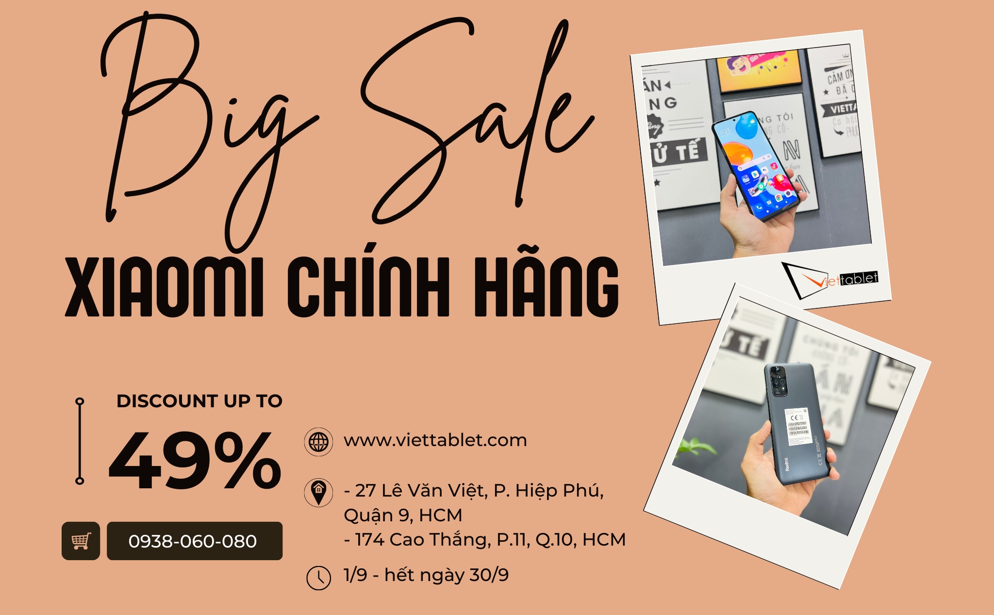 [QC] Cập nhật bảng giá Xiaomi chính hãng tốt nhất tháng 9 tại Viettablet