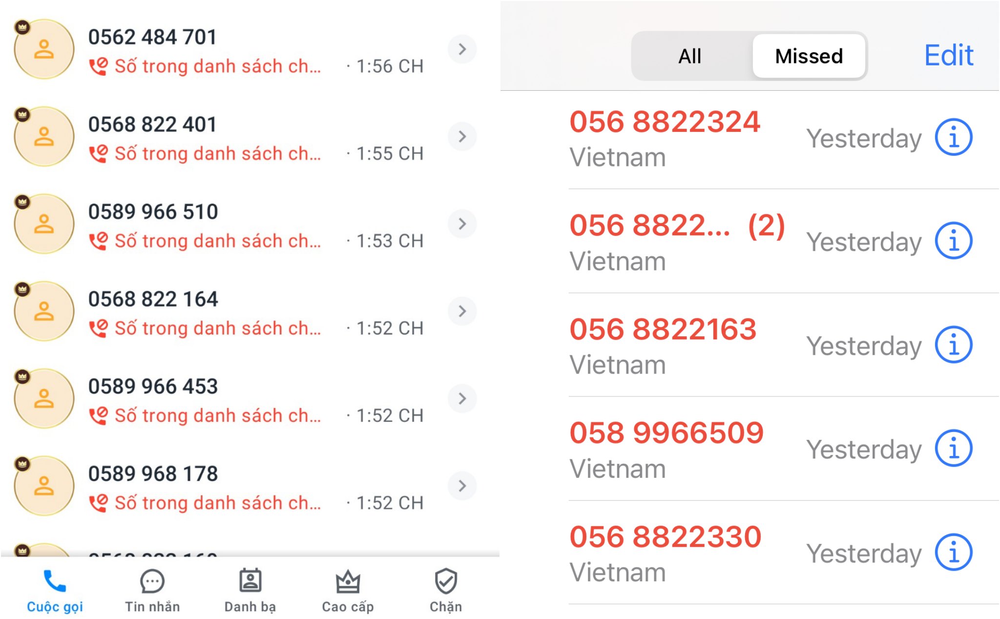 Mình đang bị spam cuộc gọi, nếu gặp trường hợp này anh em xử lý như thế nào?