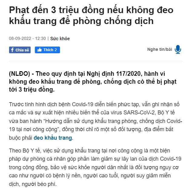 Lưu ý kẻo bị phạt nhé anh em.