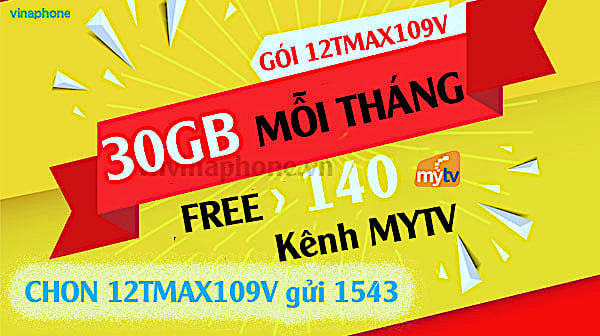 Gói 12TMAX109V Vina – Cách Đăng Ký Chi Tiết Gói 4G Vina Năm