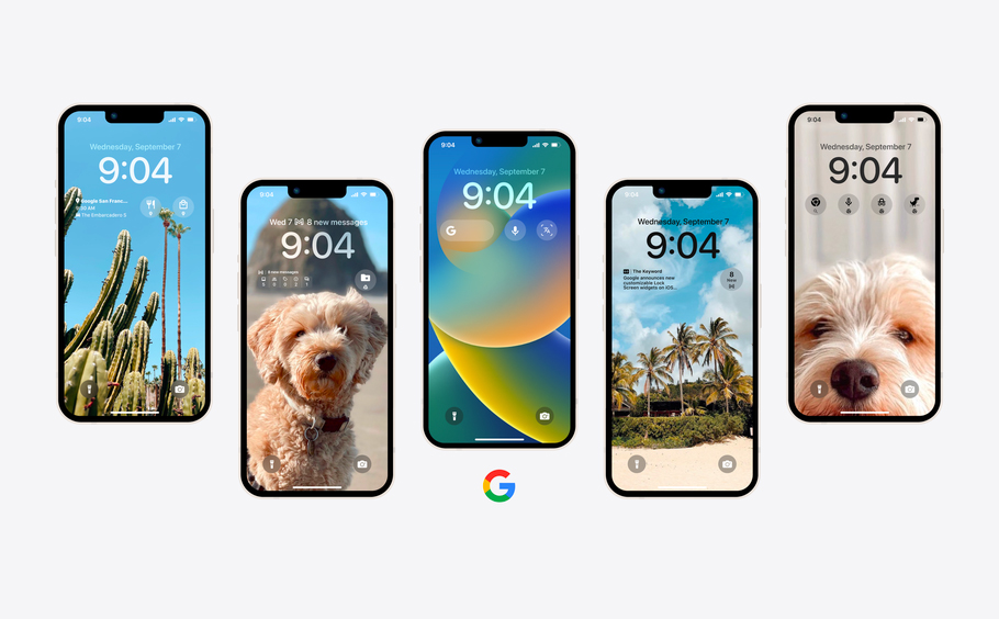 Google công bố các widget mới trên màn hình khoá cho iOS 16