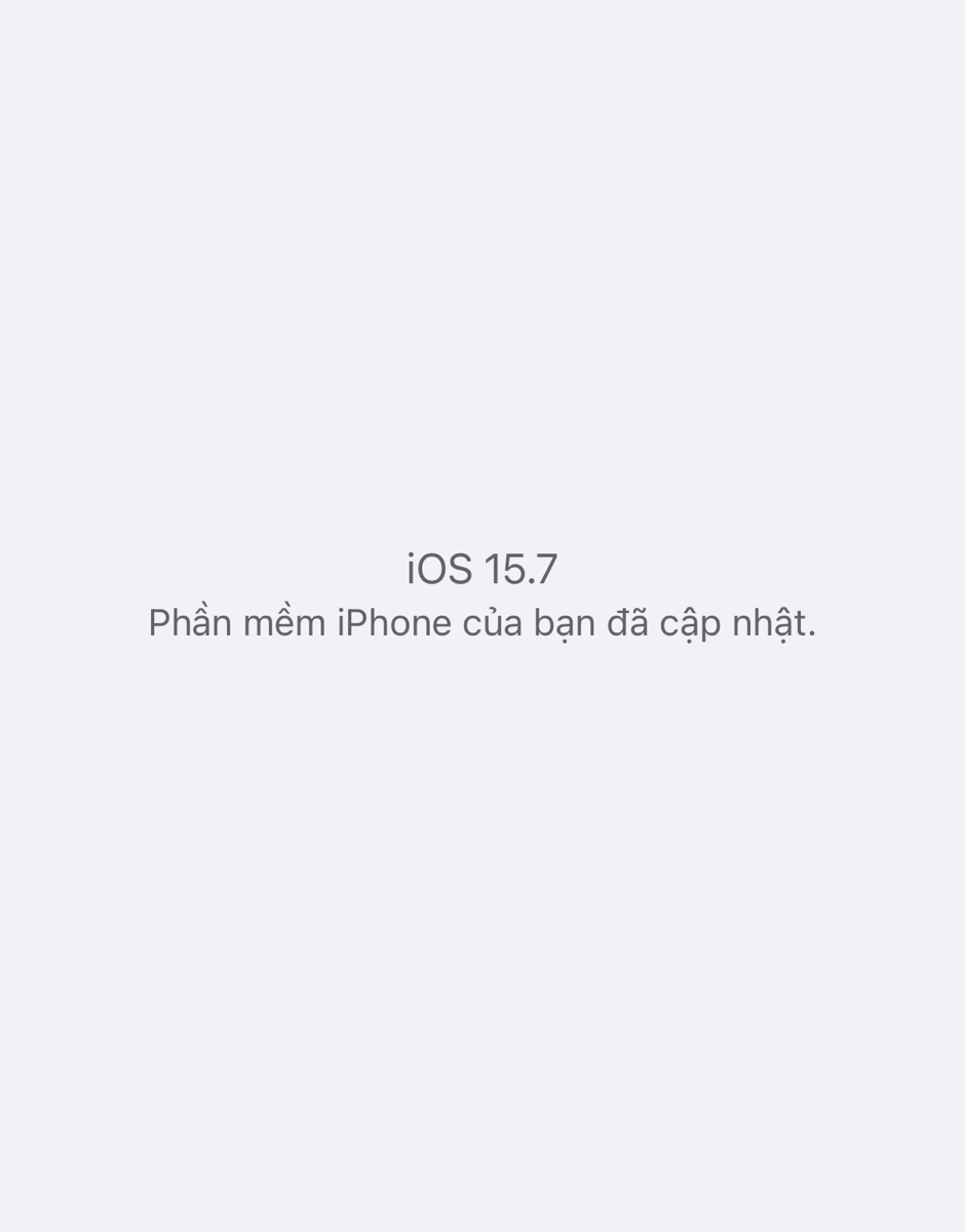 IOS 15.7 trên iphone 13