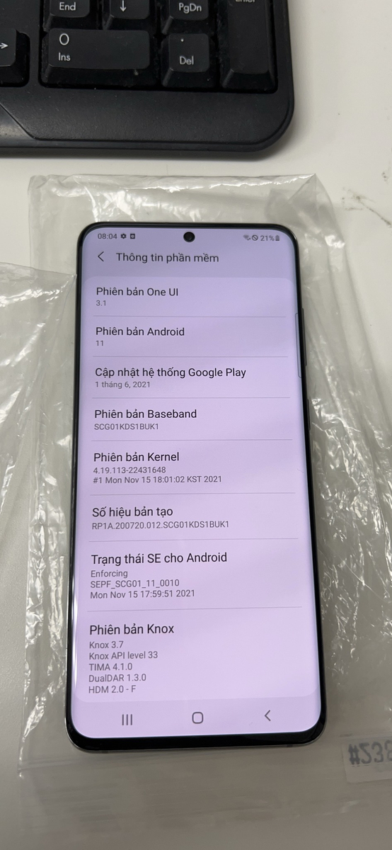 Galaxy S20 5G SCG01 đã có thể mở mạng tại việt nam