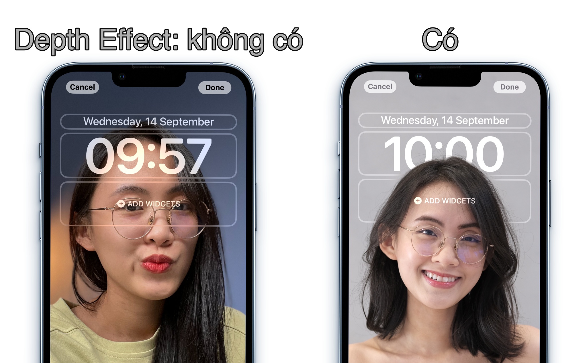 Hướng dẫn dùng Hiệu ứng chiều sâu thông minh trên iPhone iOS 16  Nhịp  sống Di Động