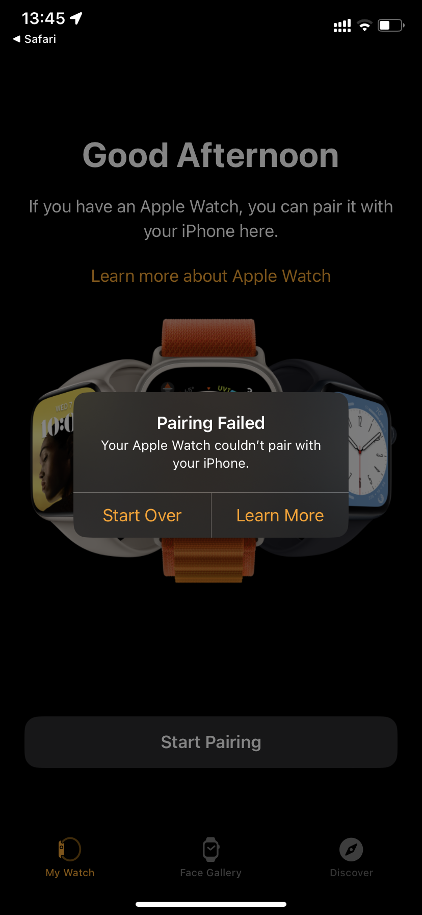 Lên ios 16 xong bị lỗi không thể kết nối apple watch. anh em có ai bị ko?