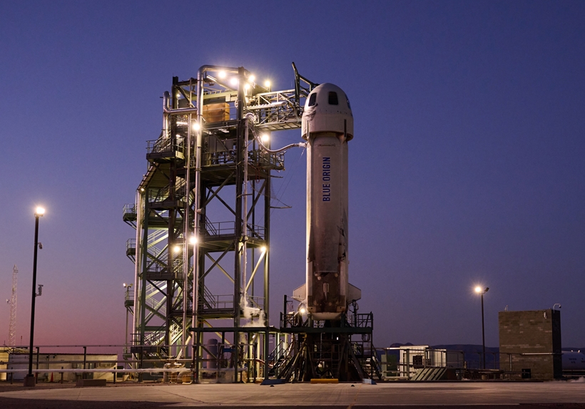 Tên lửa đẩy New Shepard của tỉ phú Jeff Bezos bốc cháy