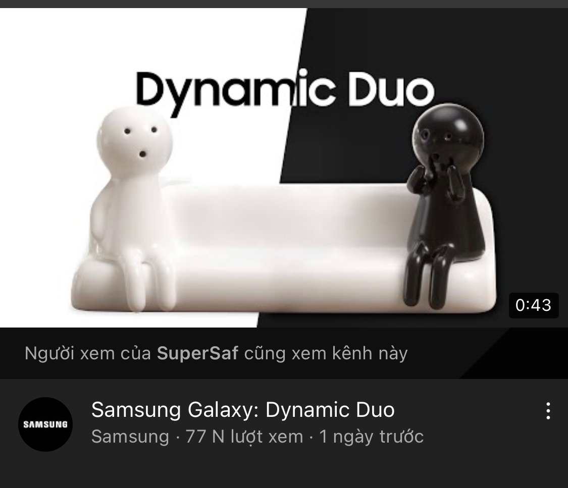 Samsung cũng có dynamic