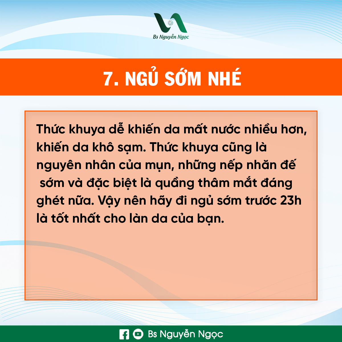 Lối sống cũng quyết định da có thể đẹp lên hay tệ đi. Muốn có làn da mịn màng, sáng và khỏe thì...