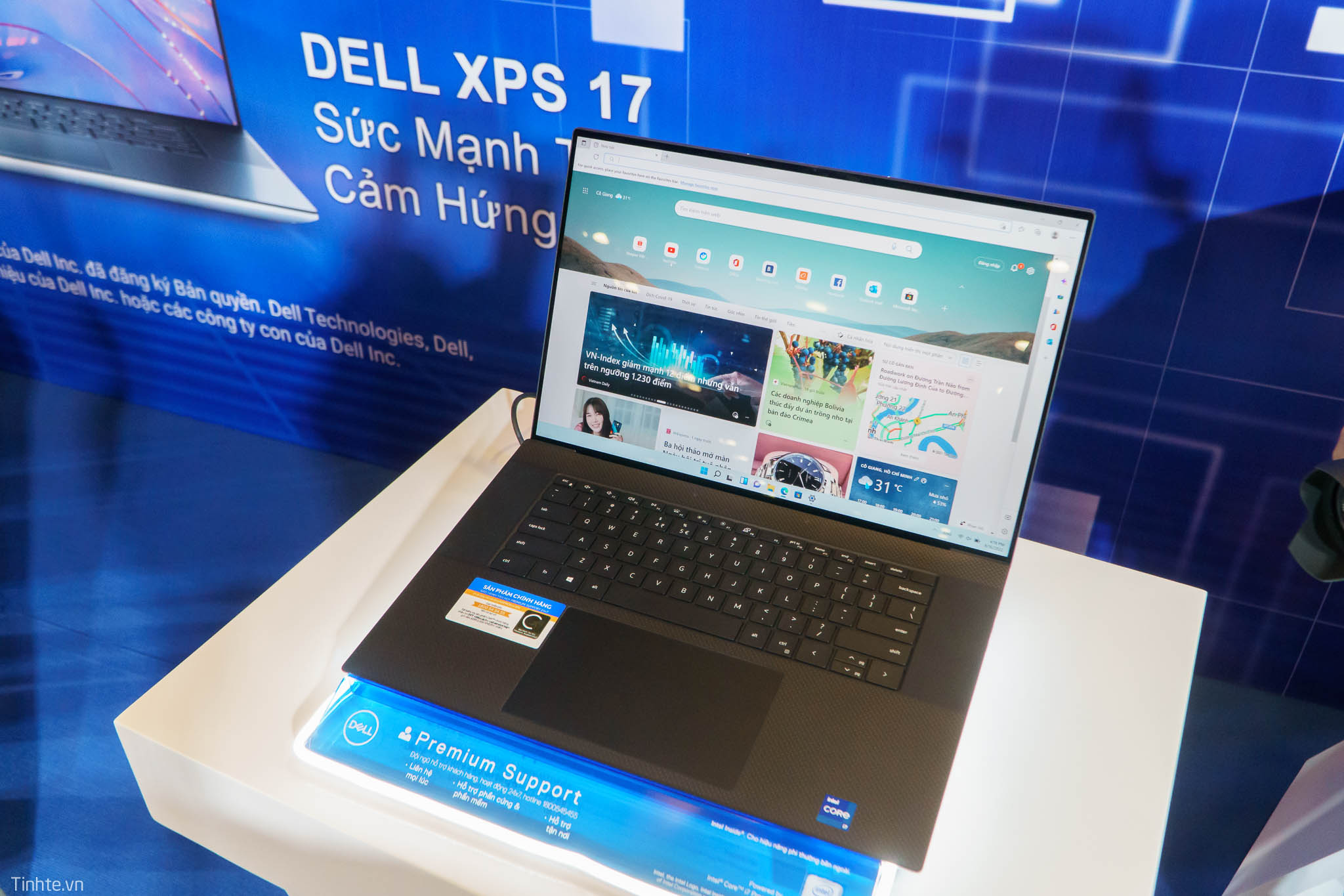 Dell ra mắt XPS 17 và các dòng Inspiron dùng Intel Core Gen 12 tại Việt Nam