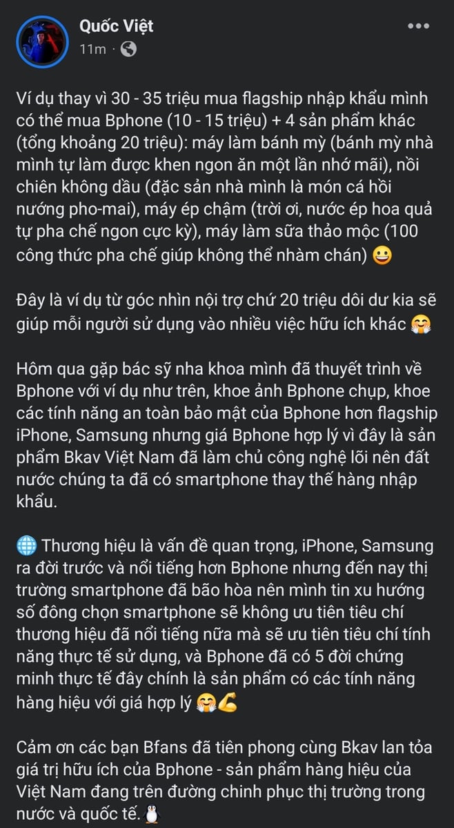 Chỉ có chuẩn và chỉnh. Cơn khát iphone đã làm đất nước này mất đi rất nhiều.