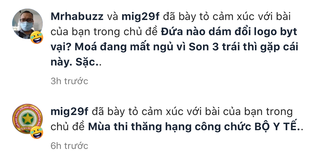 Có cái logo bộ yte tuổi trẻ đăng cũng xoá bài là sao?