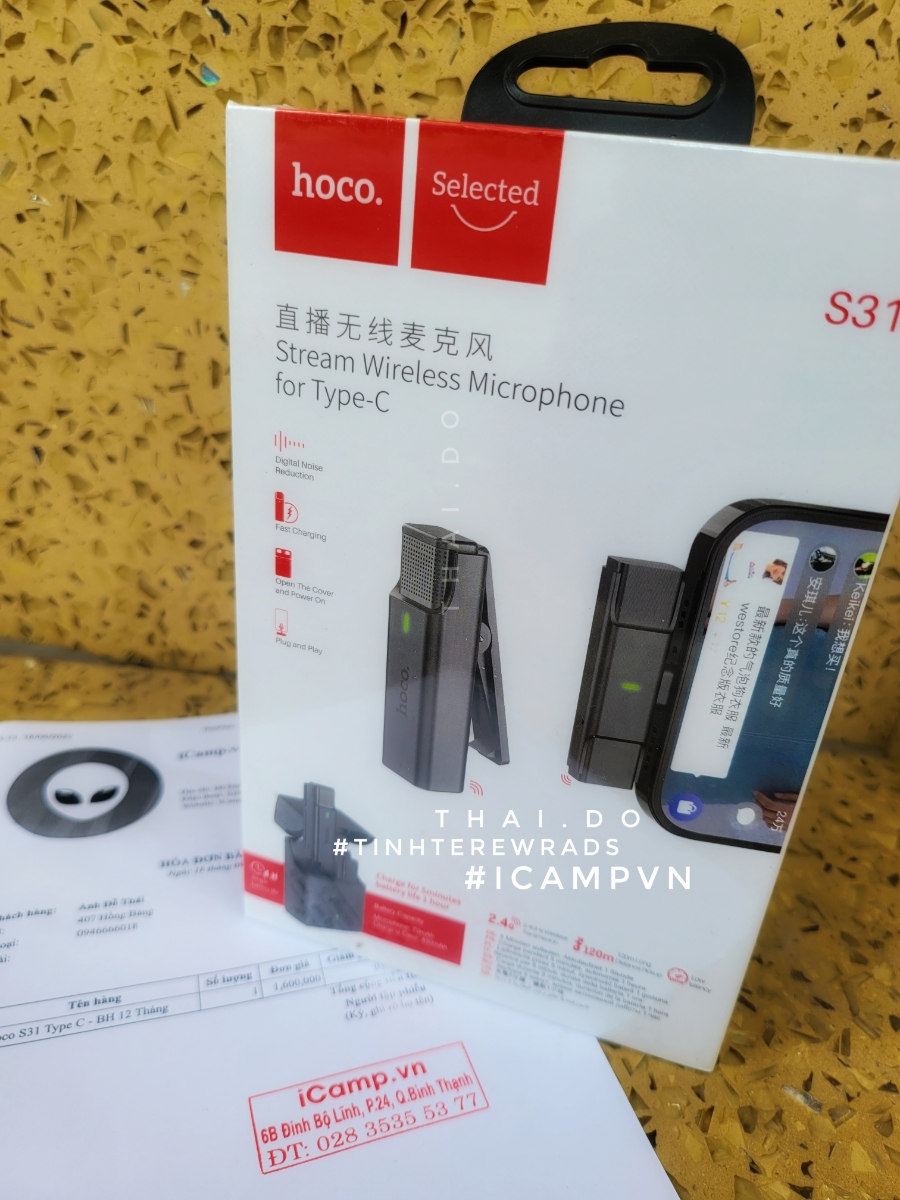 Mình đổi 200 điểm để đổi Voucher 50% deal sản phẩm Bộ Micro Hoco S31 - Type-C với Đúng nghĩa là Dùn