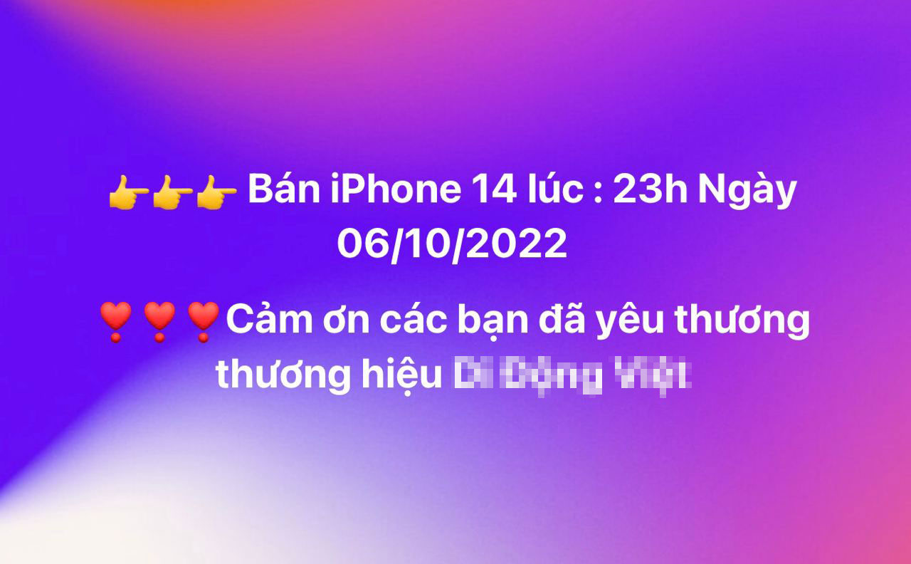 [Rò rỉ] Apple sẽ bán iPhone 14 series tại Việt Nam từ ngày 7 tháng 10 này