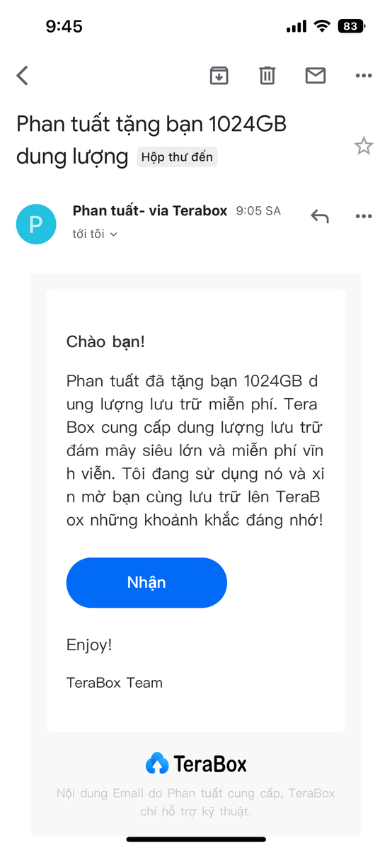 Thử lưu trữ dữ liệu trên này xem thế nào !