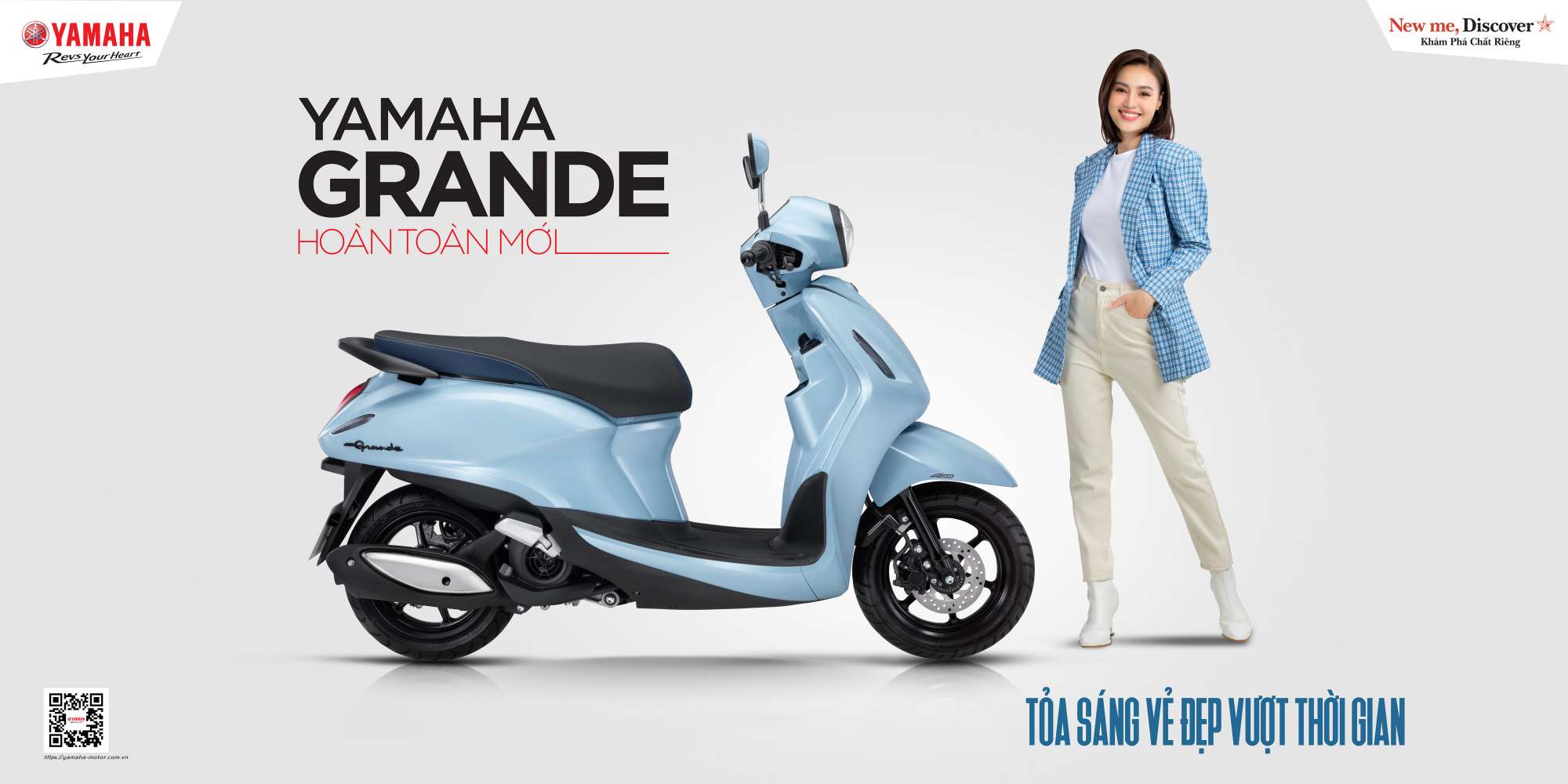 Yamaha Grande 2022 ra mắt: thay đổi kha khá thiết kế, 3 phiên bản, giá từ 45,9 triệu