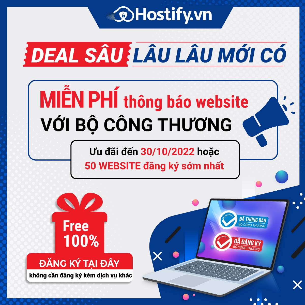 Hướng dẫn thông báo website với Bộ Công Thương