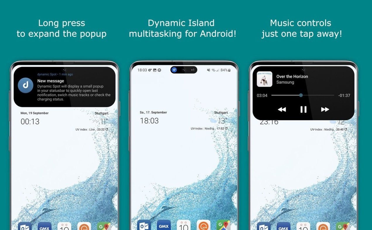dynamicSpot: Đem “Cù lao biến động” của iPhone 14 Pro lên Android