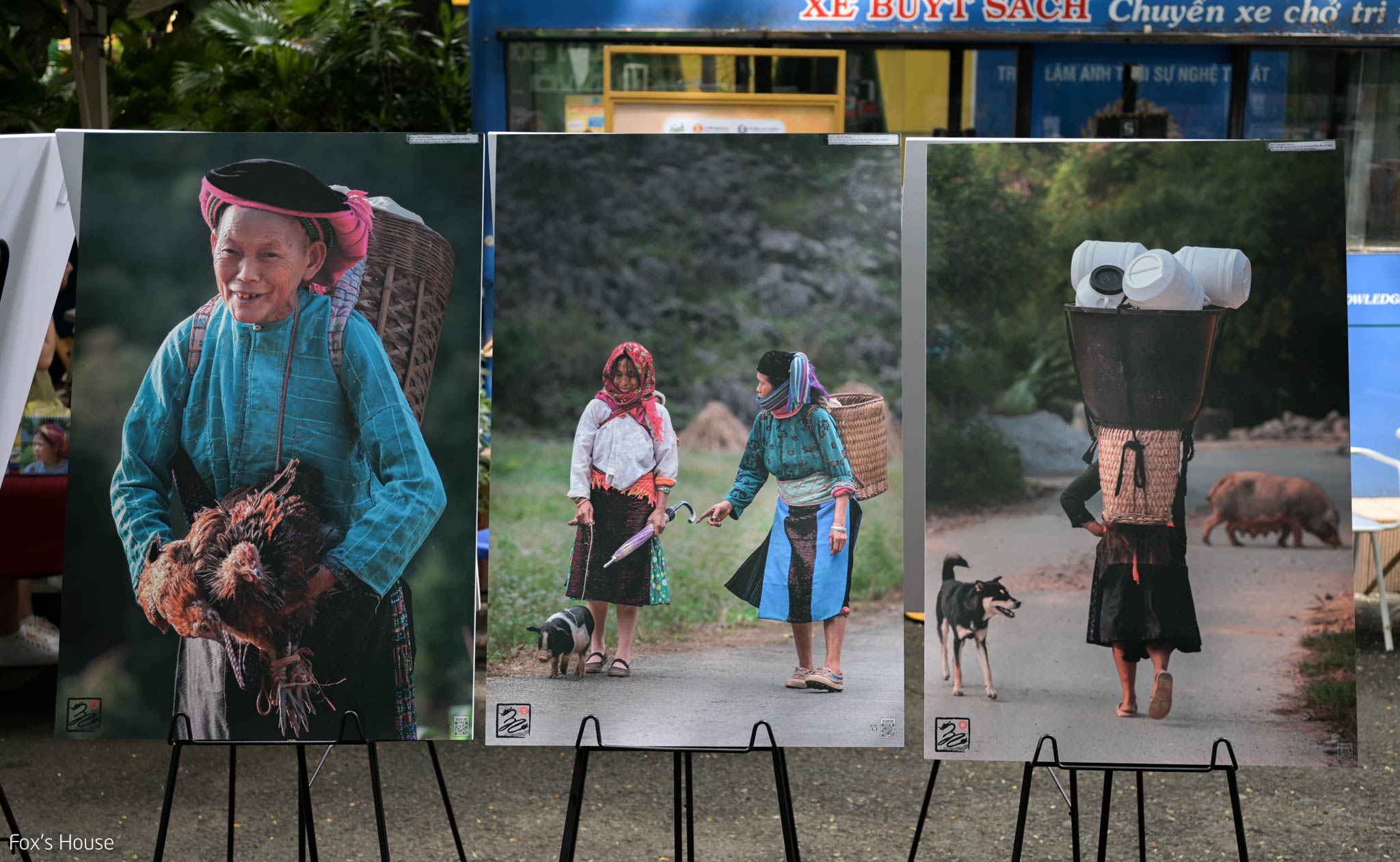 Một vòng triển lãm "Chợ trên Đá" của nhiếp ảnh gia Trần Cao Bảo Long ở Đường Sách TPHCM