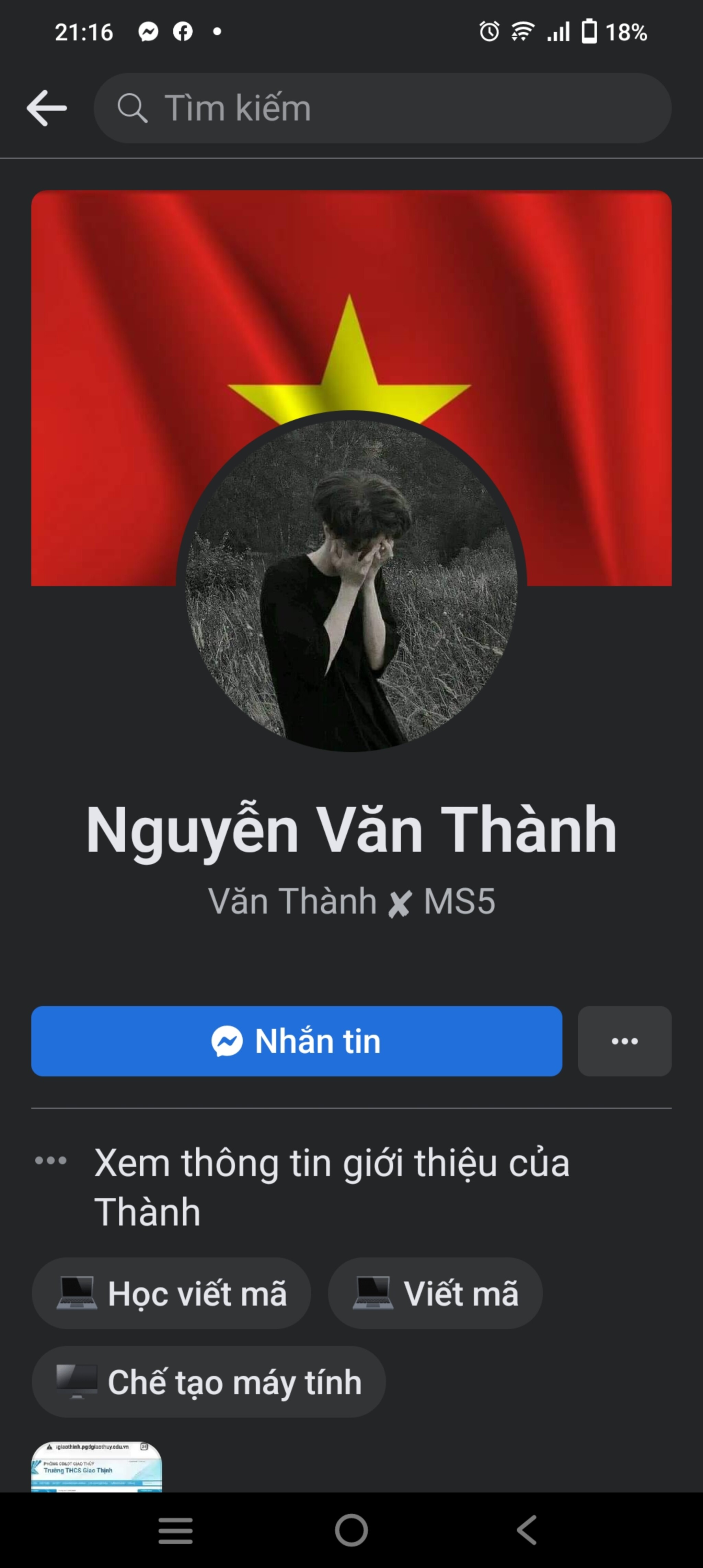 Nguyễn Văn Thành - Thành Công Trong Mảng Facebook.