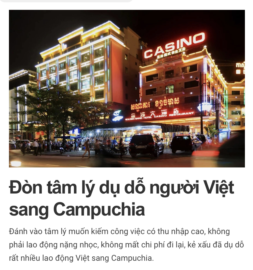 "Đánh vào tâm lý muốn kiếm công việc có thu nhập cao, không phải lao động nặng nhọc, không mất...