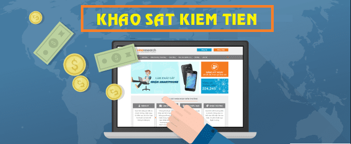 Top 8 website làm khảo sát kiếm tiền uy tín