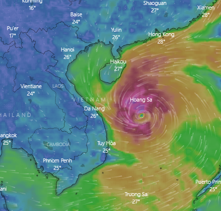 Bão lúc nào cũng hành miền trung :|