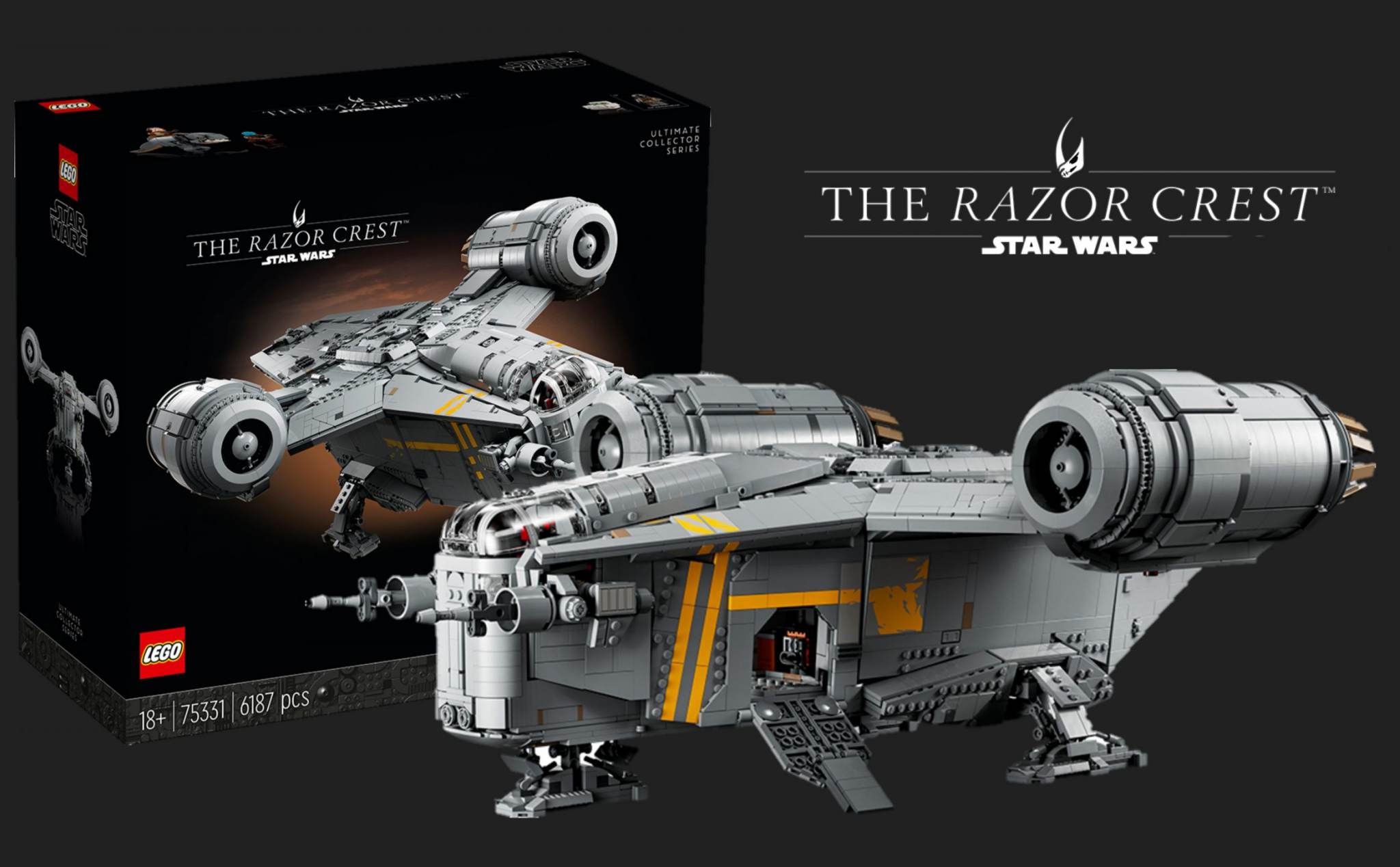 Lego ra mắt tàu Razor Crest trong phim Star Wars với 6,187 miếng ghép