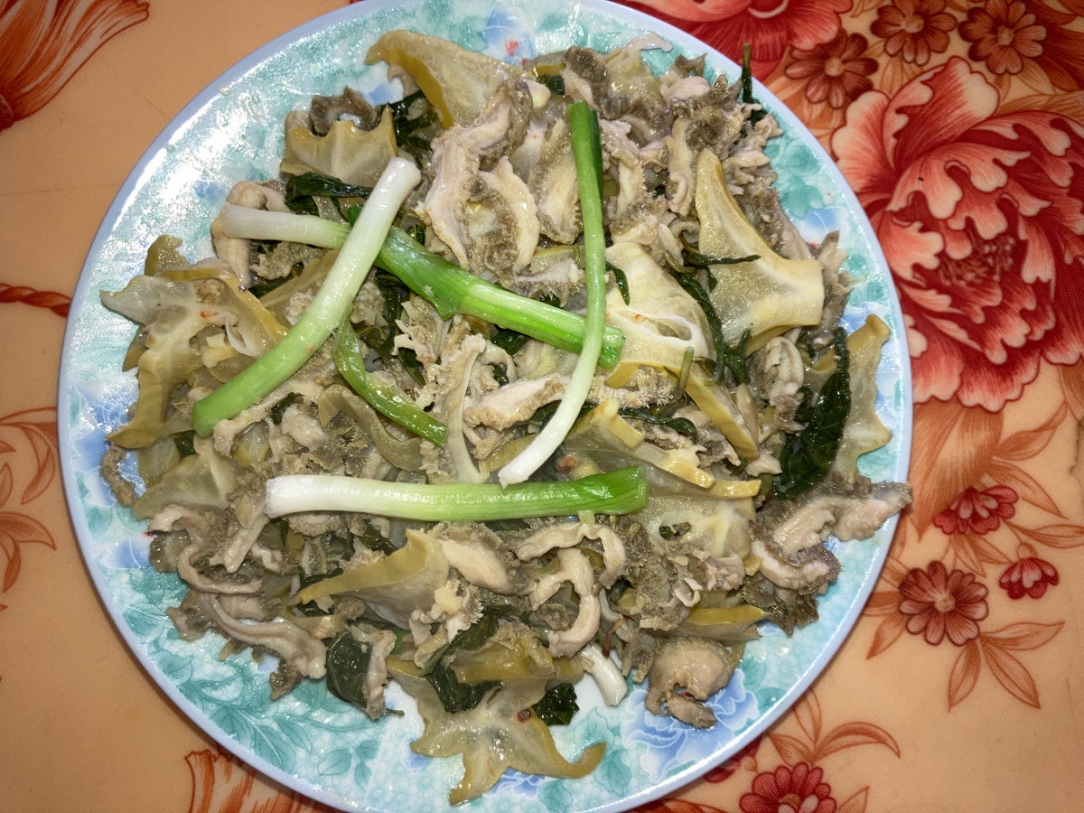 Tổ ong bò xào khế