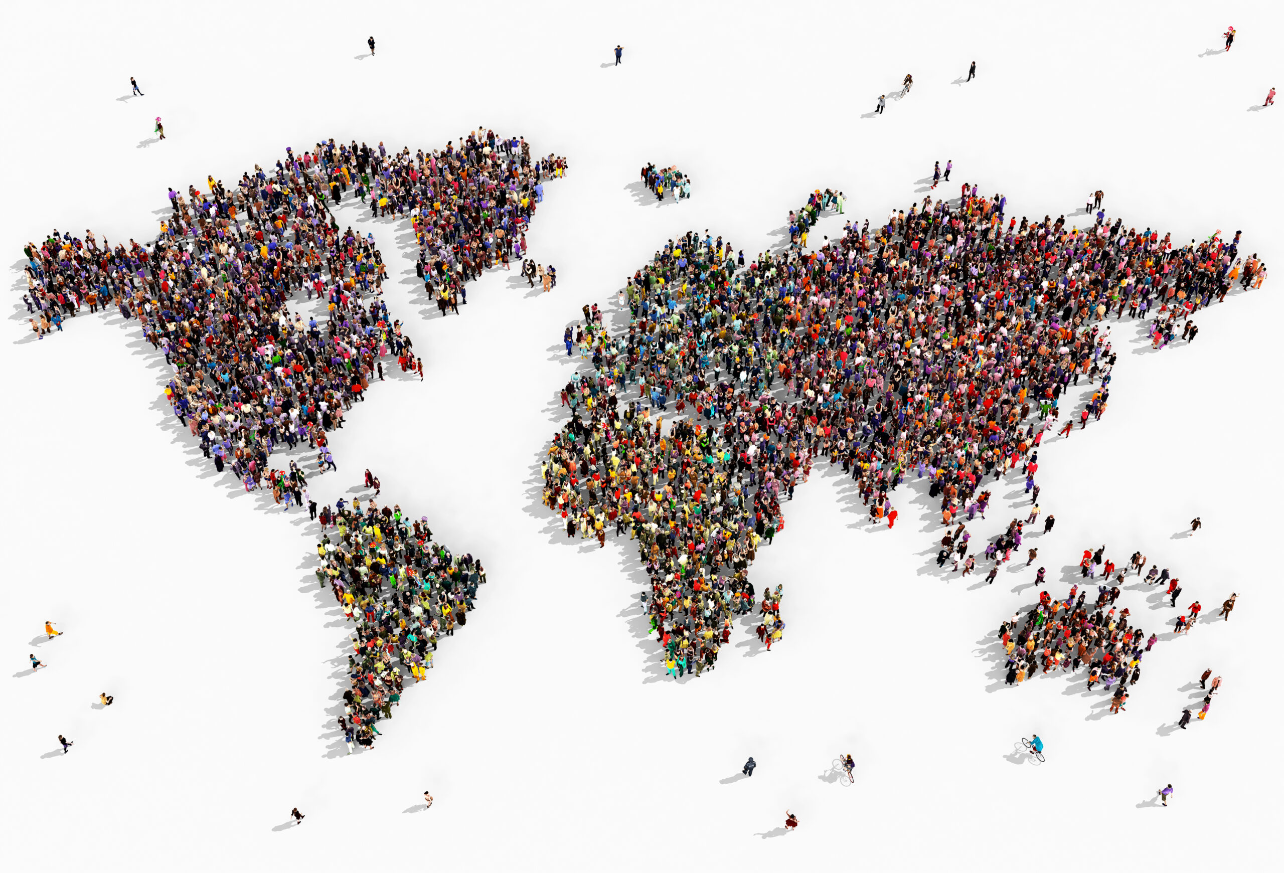 Infographic: Bản đồ phân bố dân số thế giới 8 tỷ người vào tháng 11/2022